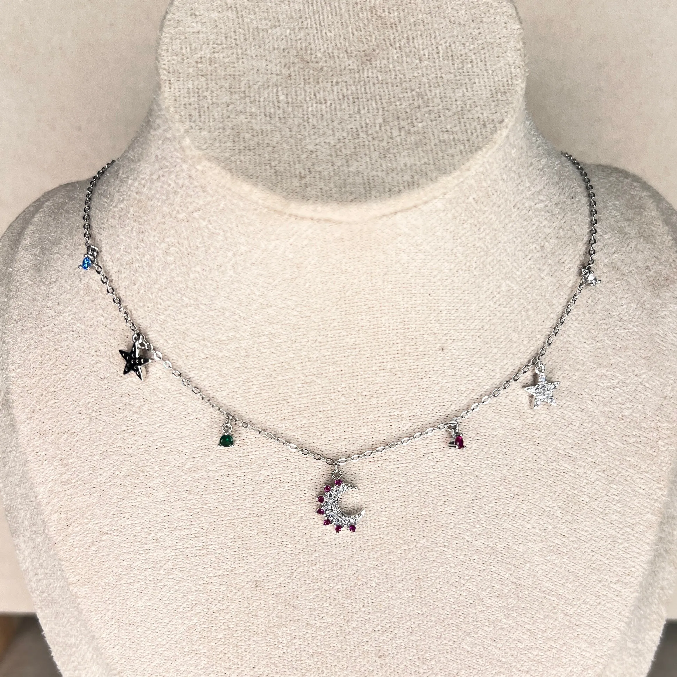 Ethereal Emerald Medley Choker