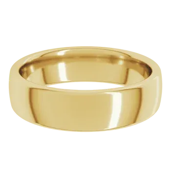 Euro Style Yellow Gold Band