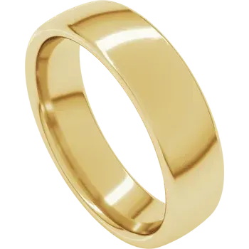 Euro Style Yellow Gold Band