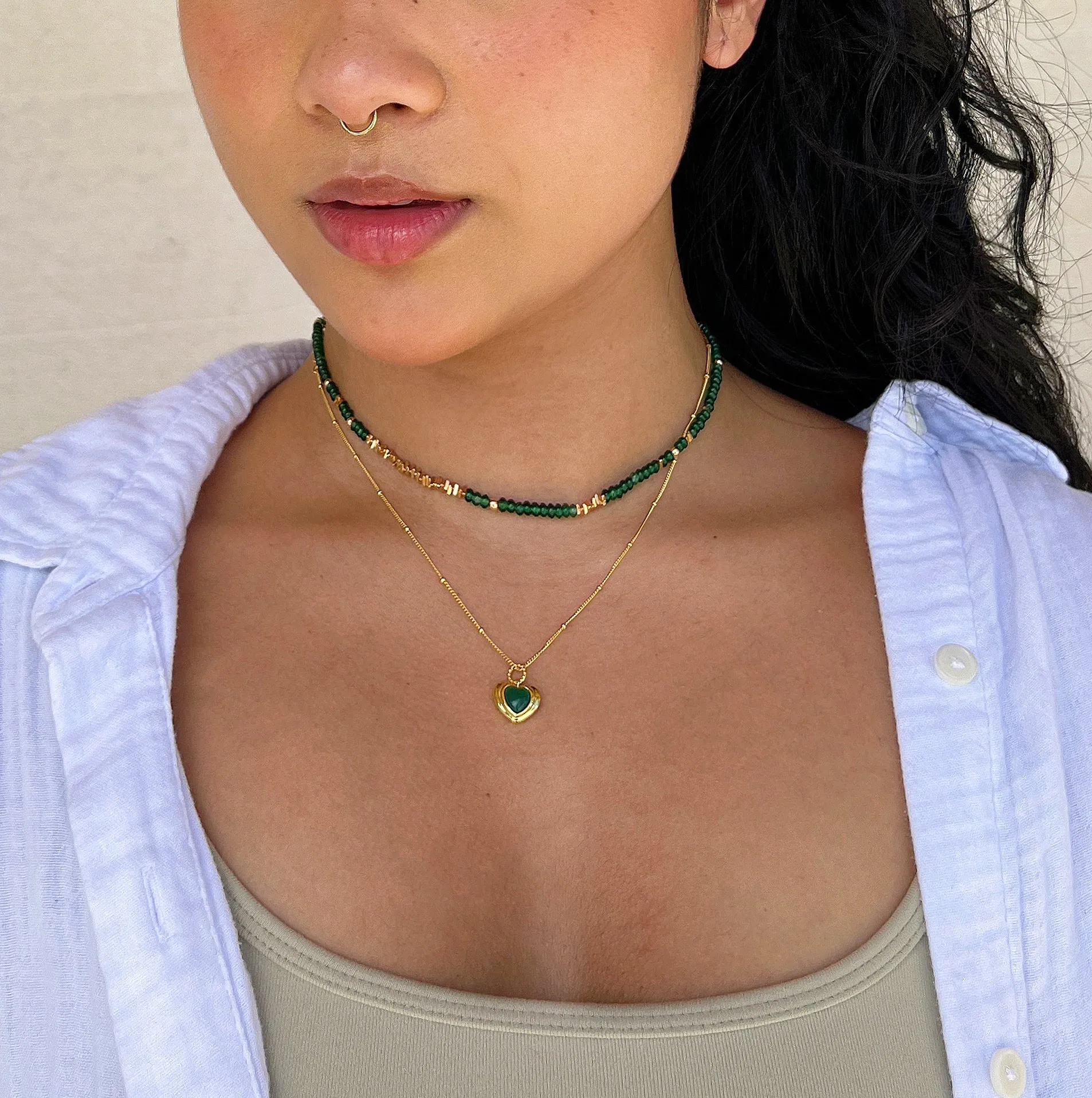 Evergreen Emerald Necklace
