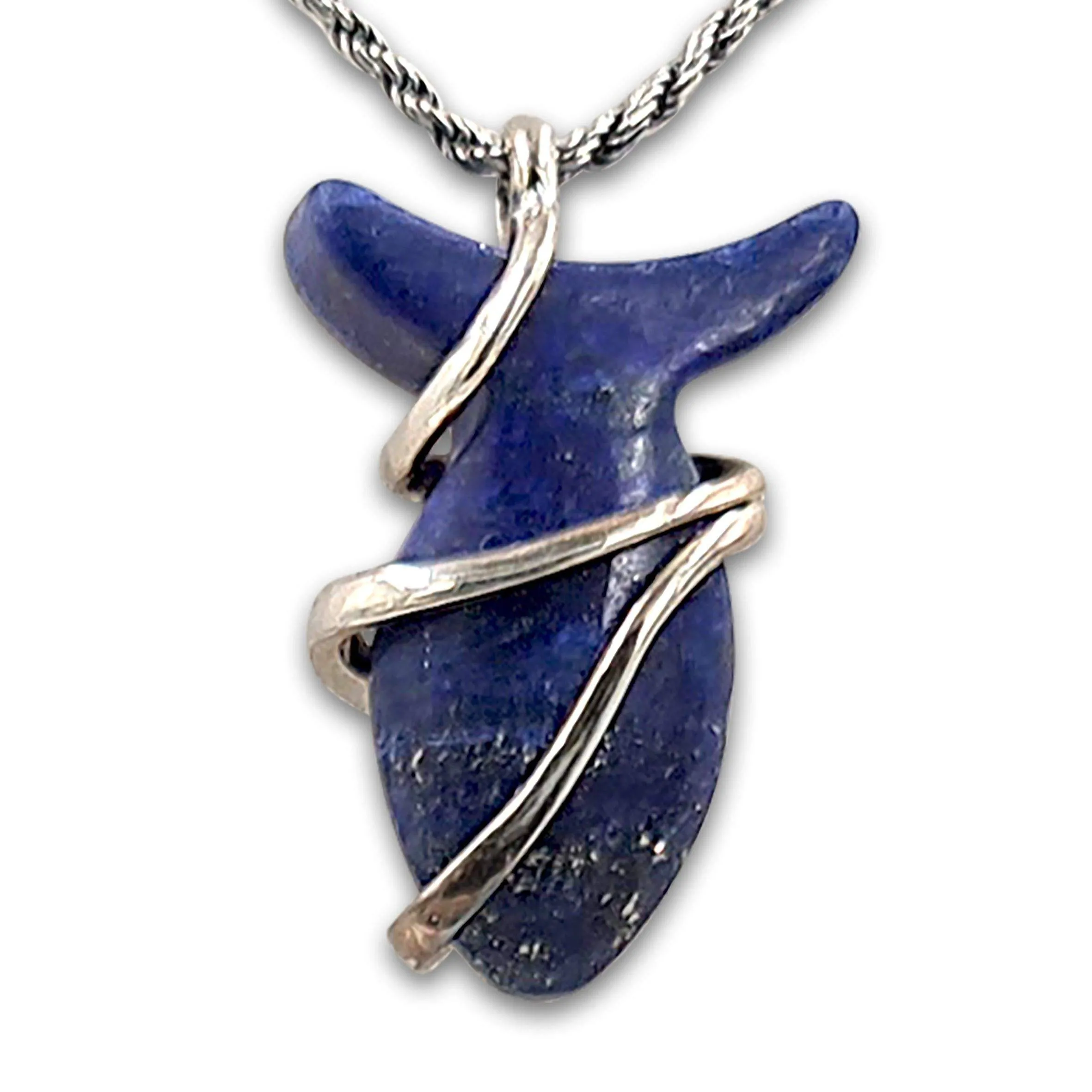 Fish pendant - Onyx stone