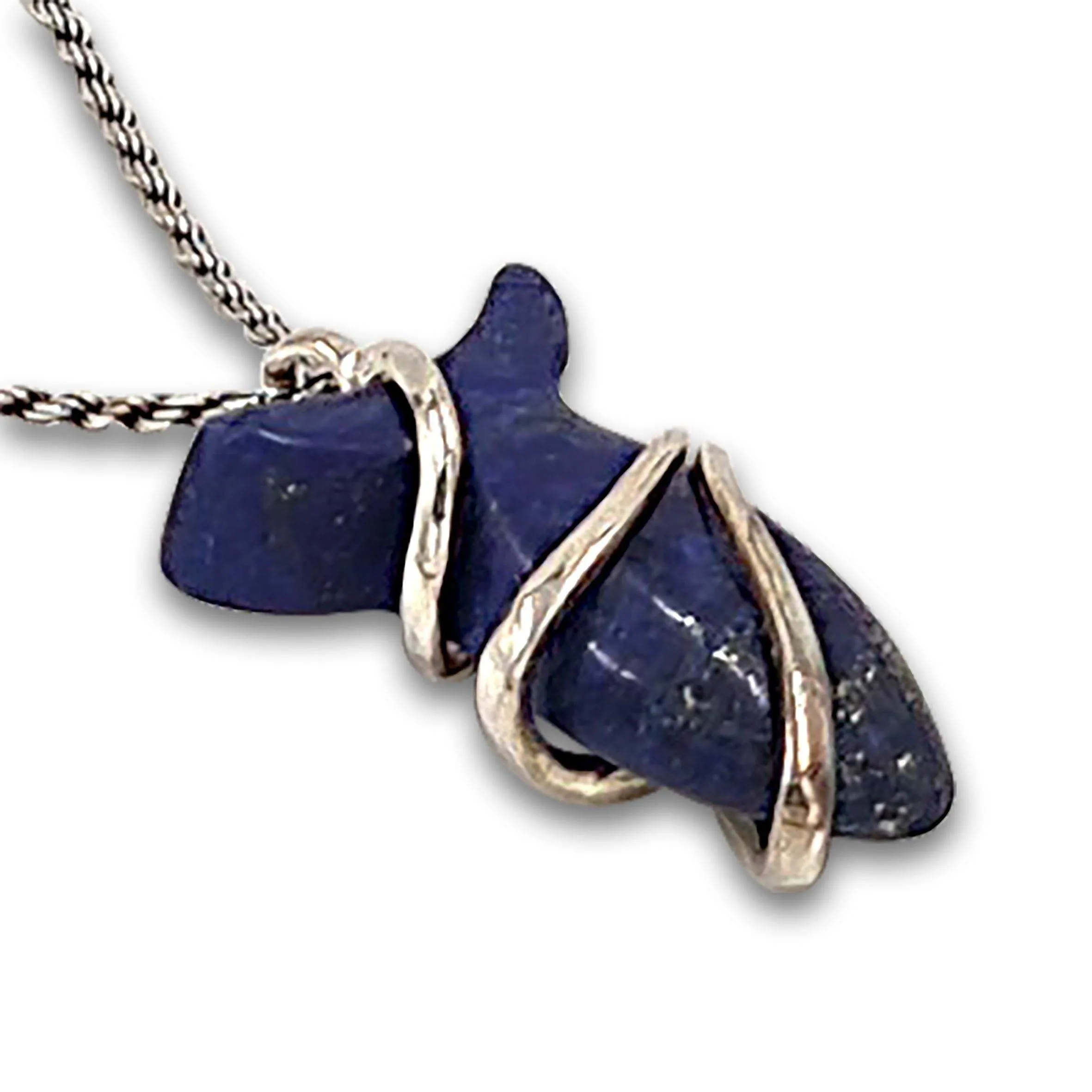 Fish pendant - Onyx stone