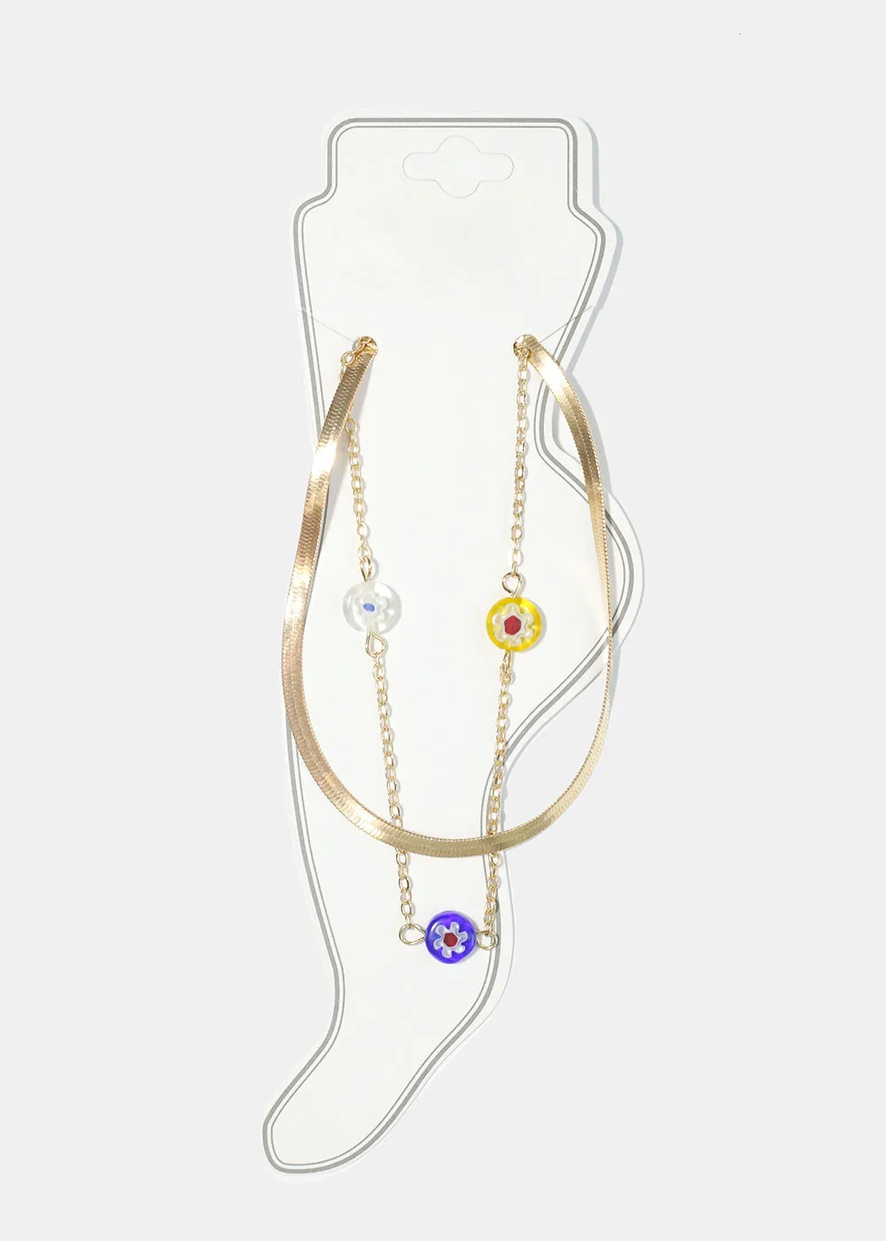 Flower Chain Anklet