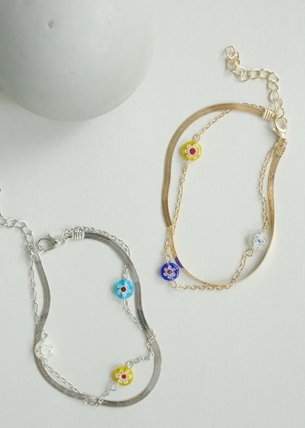 Flower Chain Anklet