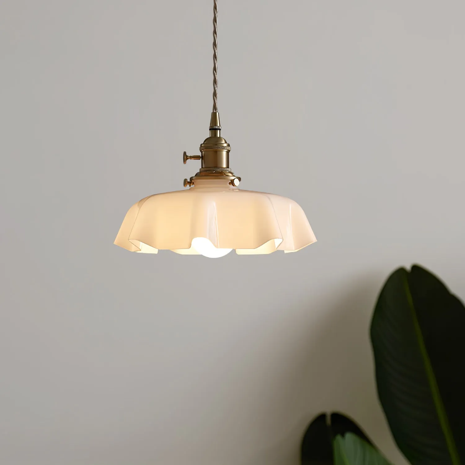 French Flower Pendant Light