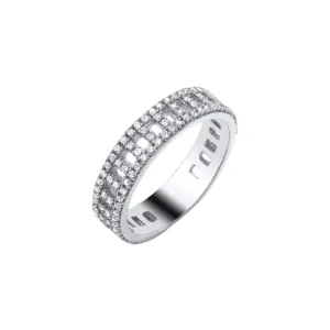 Full Diamond Band - 9ct Gold
