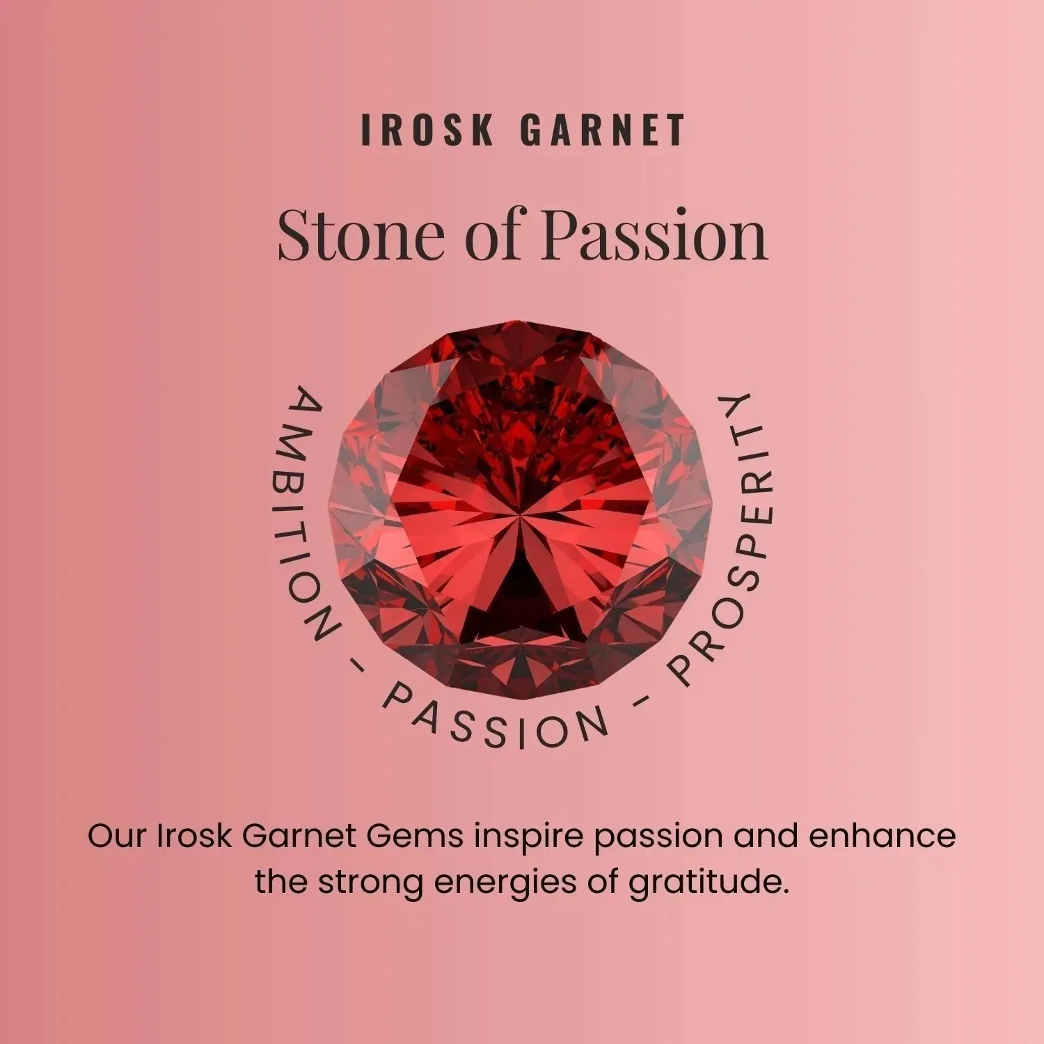 Garnet Round Shape Stud Earrings in Sterling Silver - Irosk Australia ®