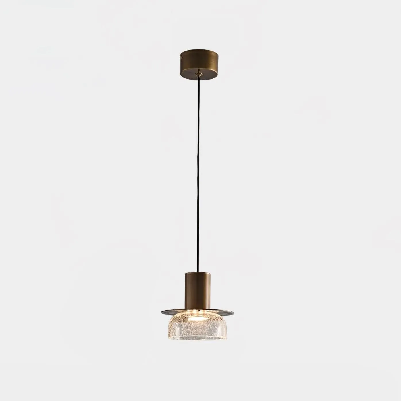 Glacier Crackle Glass Pendant Lamp