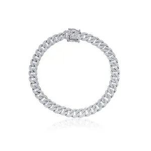 Gold and Diamond Curblink Bracelet