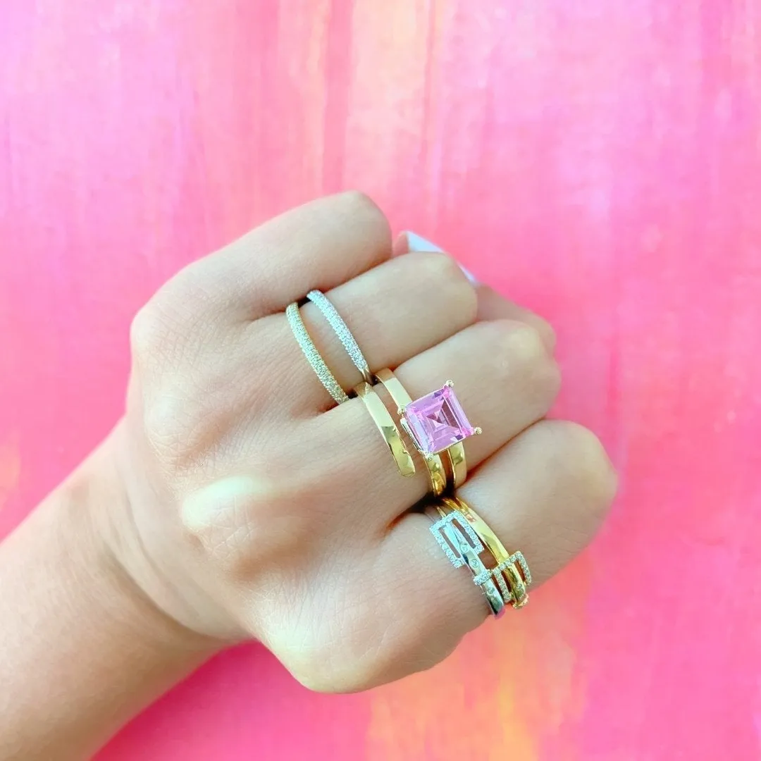 Gold Swirl Princess Ring (More Colors available)