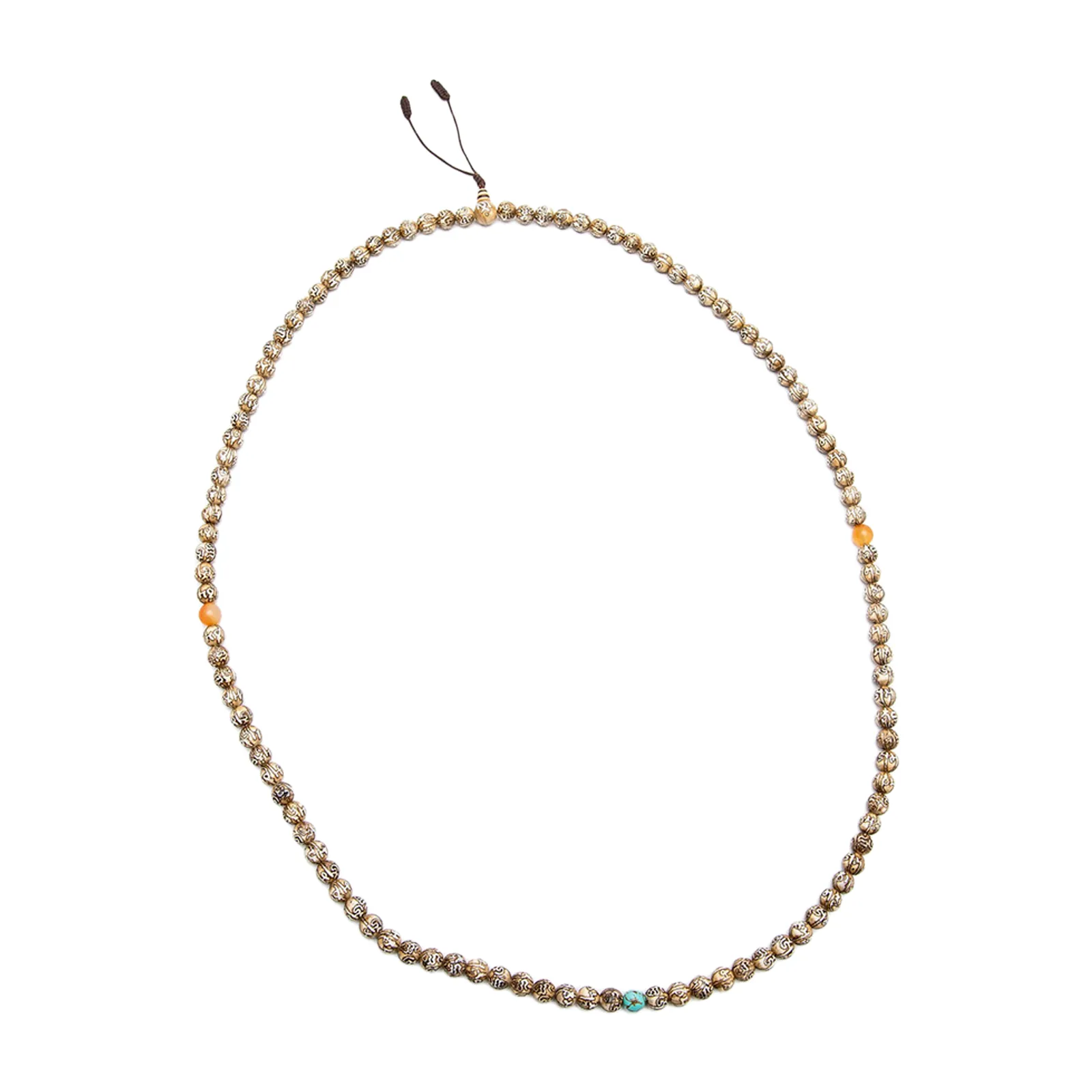 Hand Carved Shell Mala