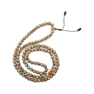 Hand Carved Shell Mala