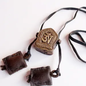 Handcrafted Tibetan Om Ghau Locket