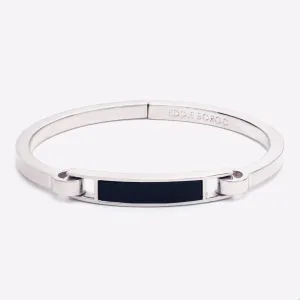 INLAID PLATE BRACELET - ONYX