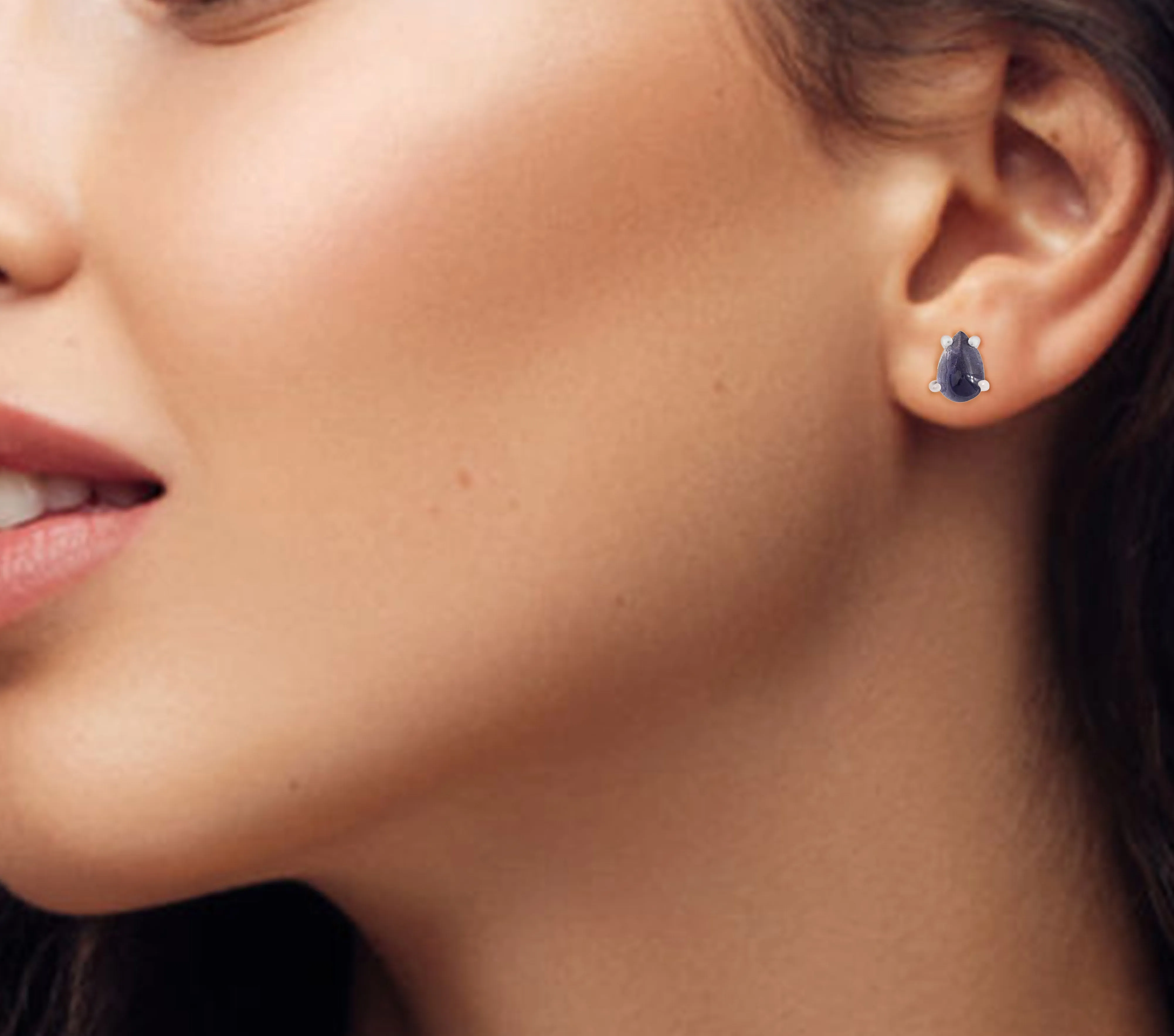 Iolite Studs