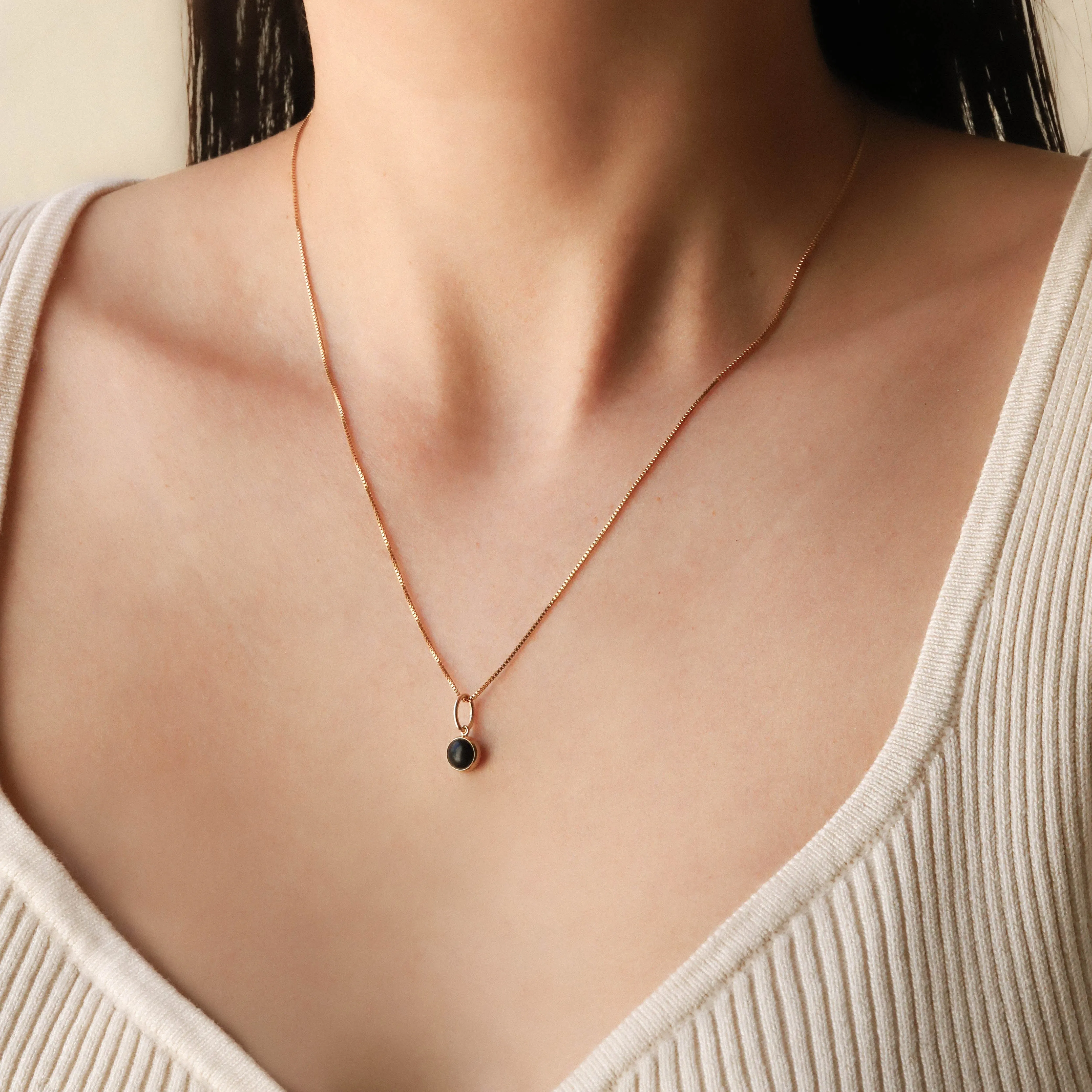 Jasmine Necklace - Black Onyx