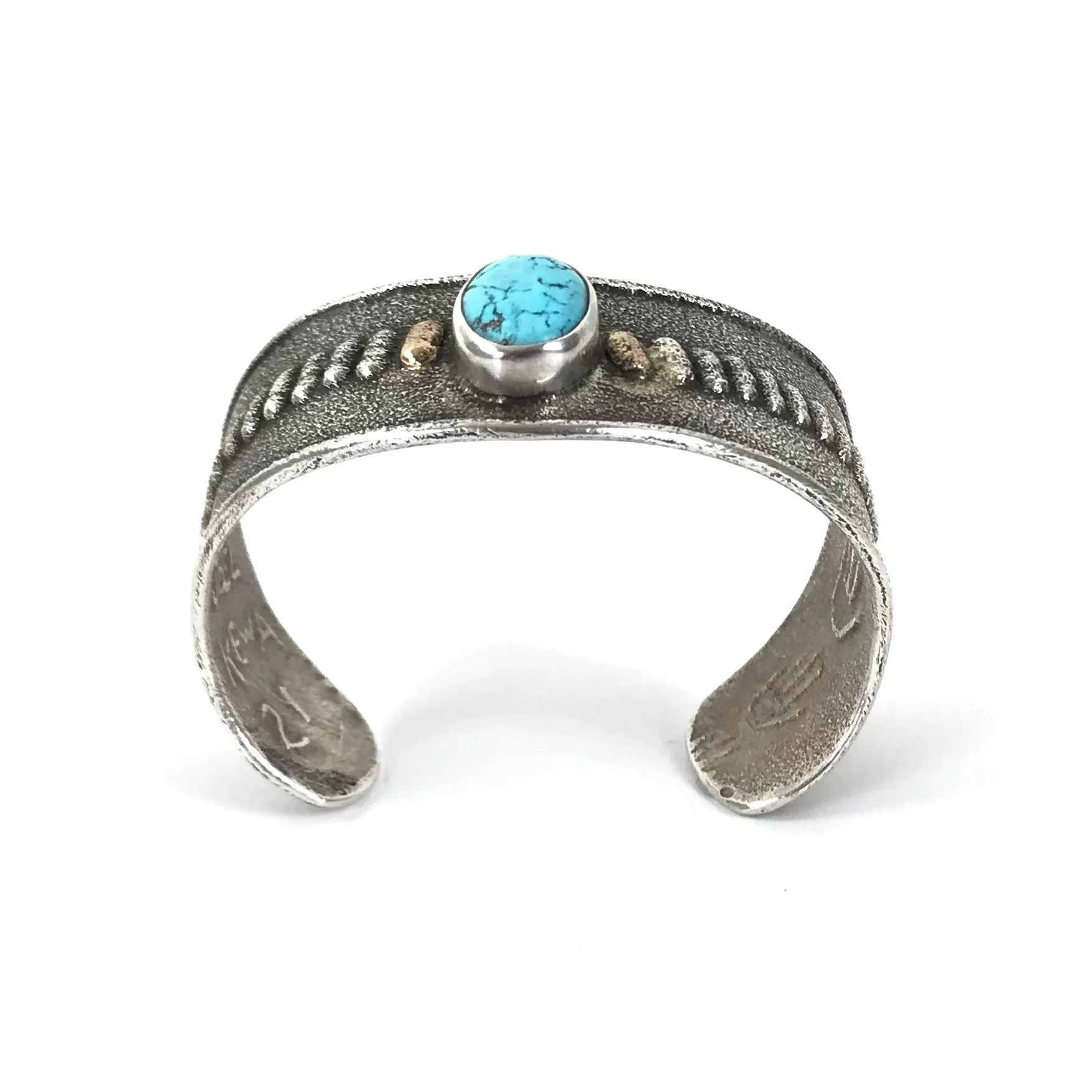 Joel Pajarito Turquoise Statement Bracelet