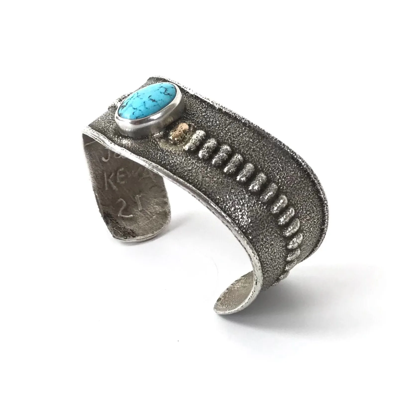 Joel Pajarito Turquoise Statement Bracelet