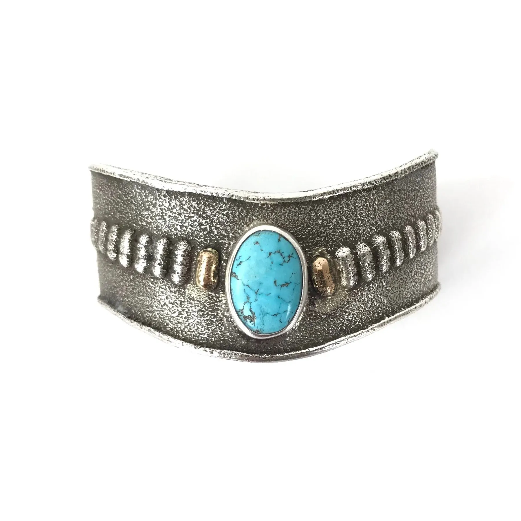 Joel Pajarito Turquoise Statement Bracelet