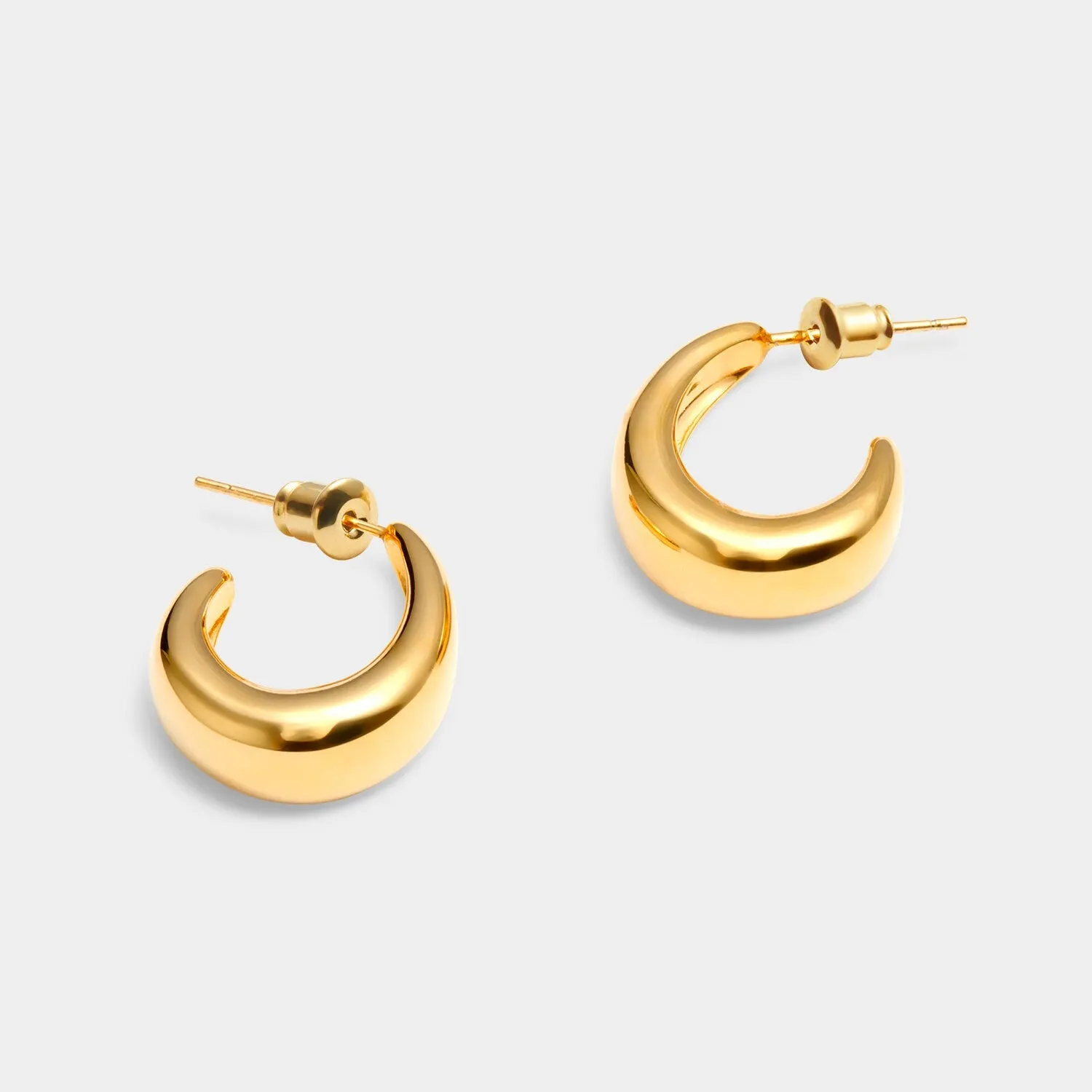 Katie Loxton 'With Love' Waterproof Signet Hoop Earrings