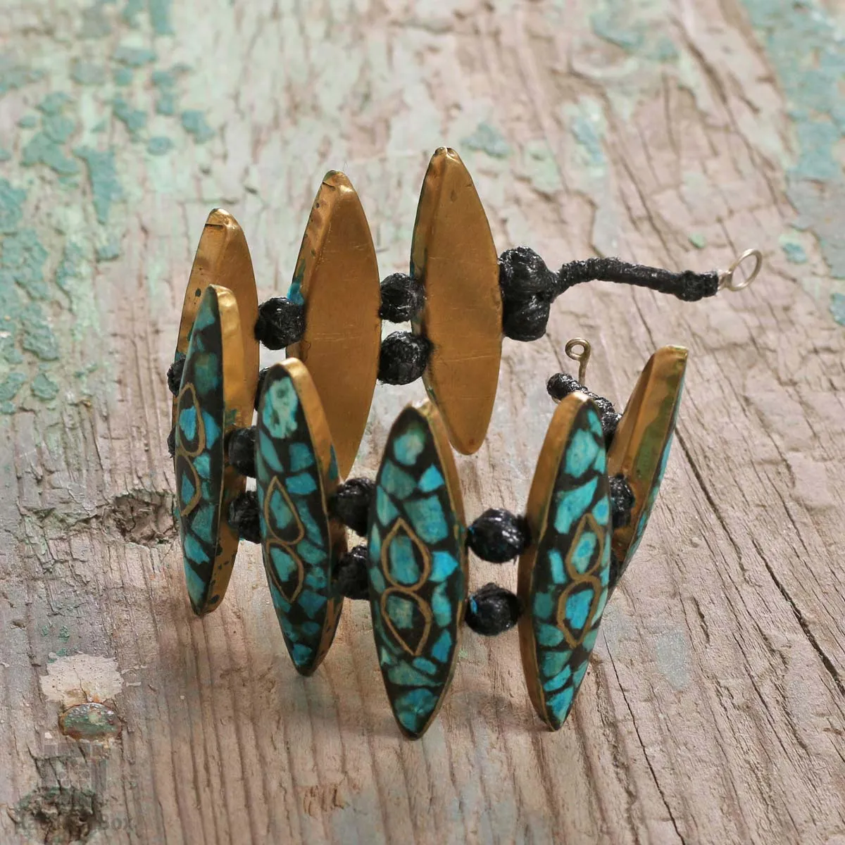 Leaved Turquoise Handmade Necklace Set