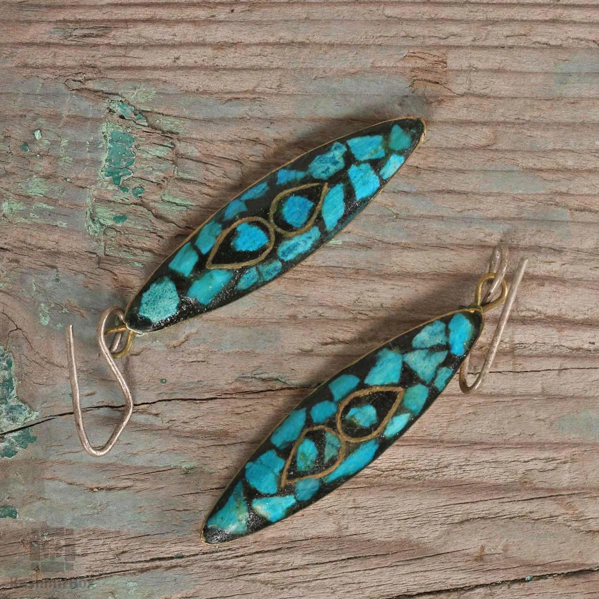 Leaved Turquoise Handmade Necklace Set