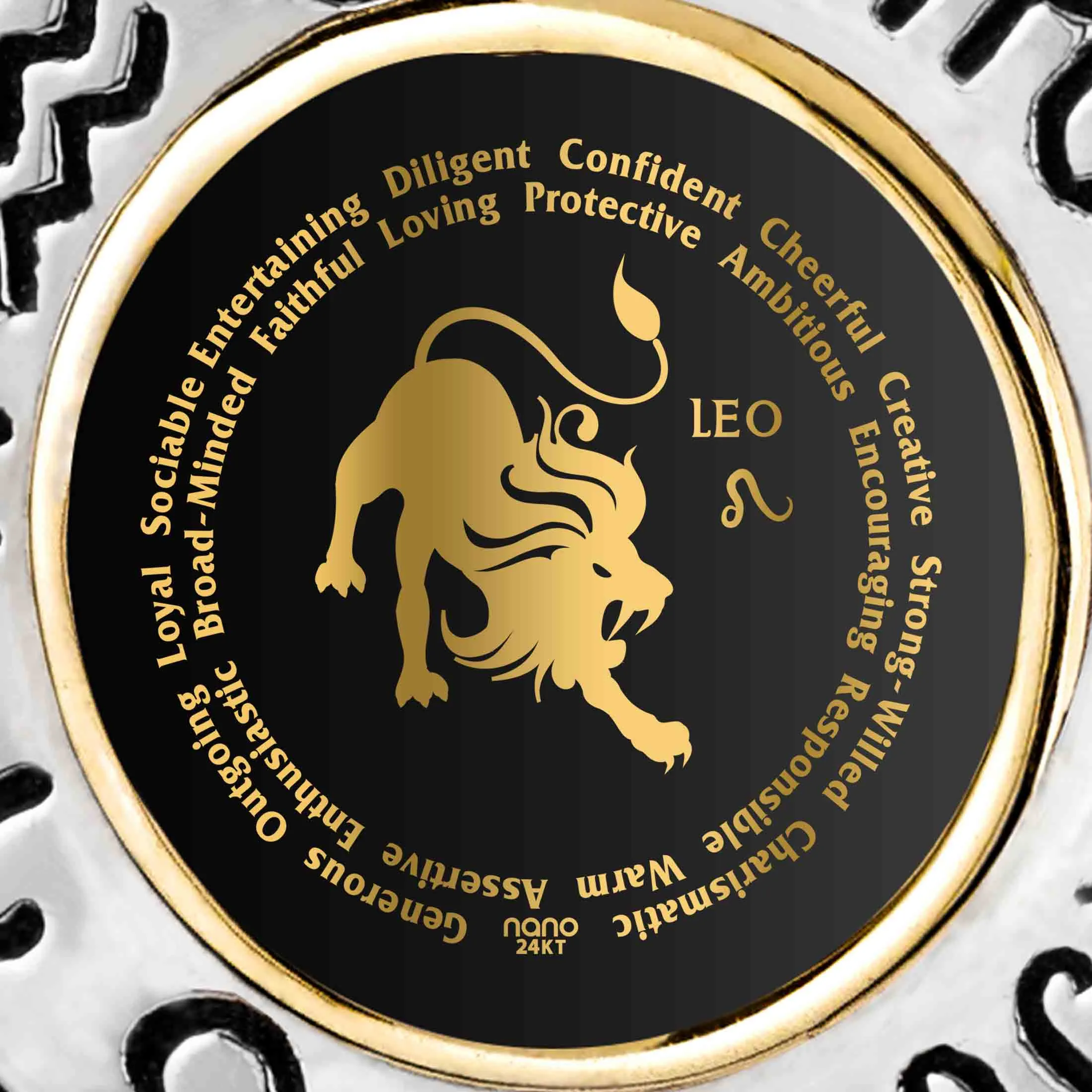 Leo Gift for Women or Men | Silver Zodiac Sign Necklace