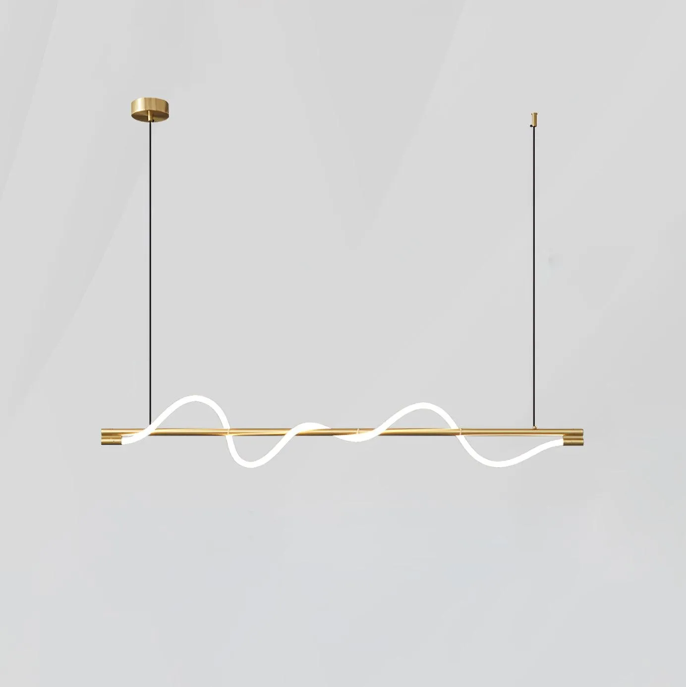 Linear Curve Island Pendant Lamp