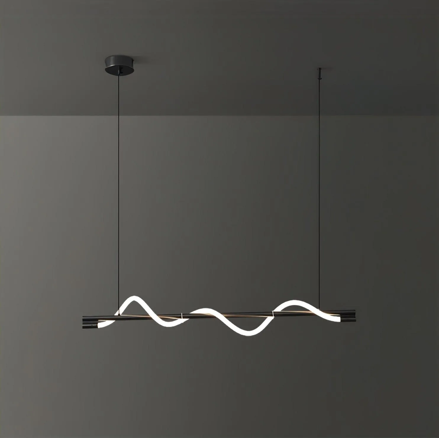 Linear Curve Island Pendant Lamp