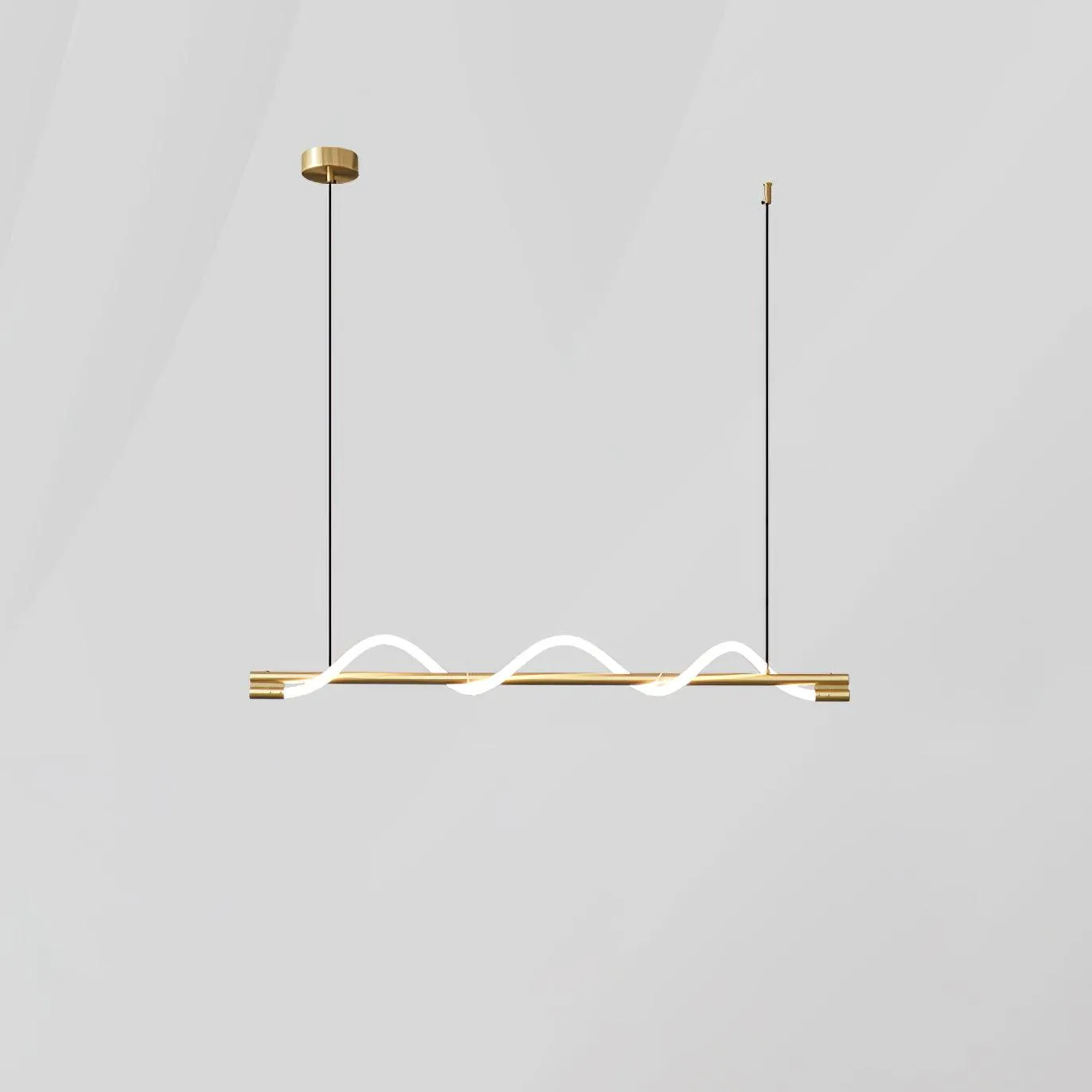 Linear Curve Island Pendant Lamp