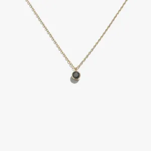 Lonely Onyx Comet Necklace