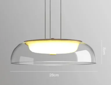 Maiken Modern Glass Shade Pendant Light