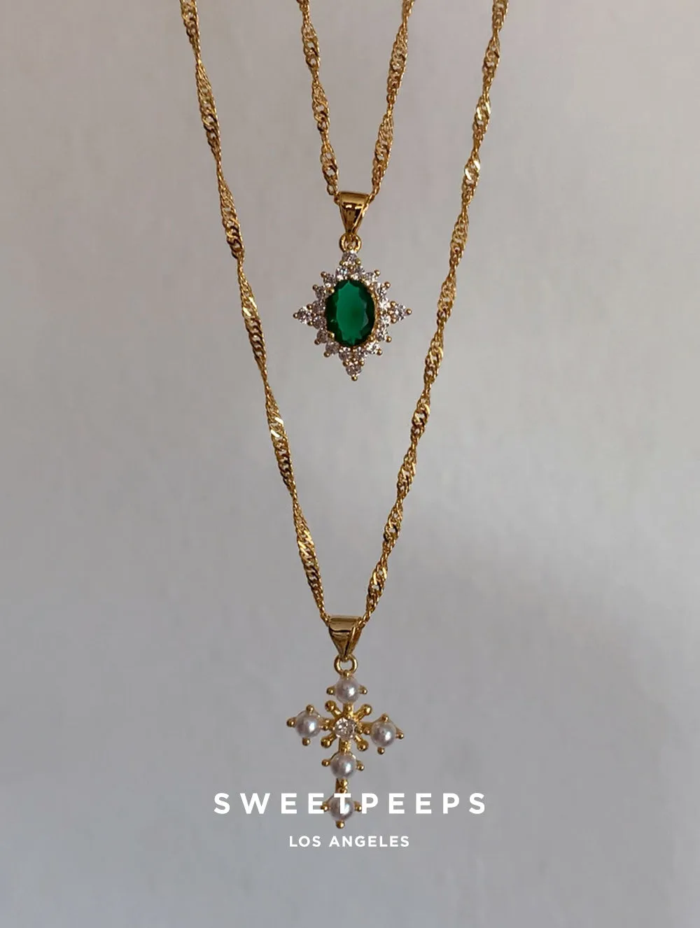 Majestic Green Emerald Necklace