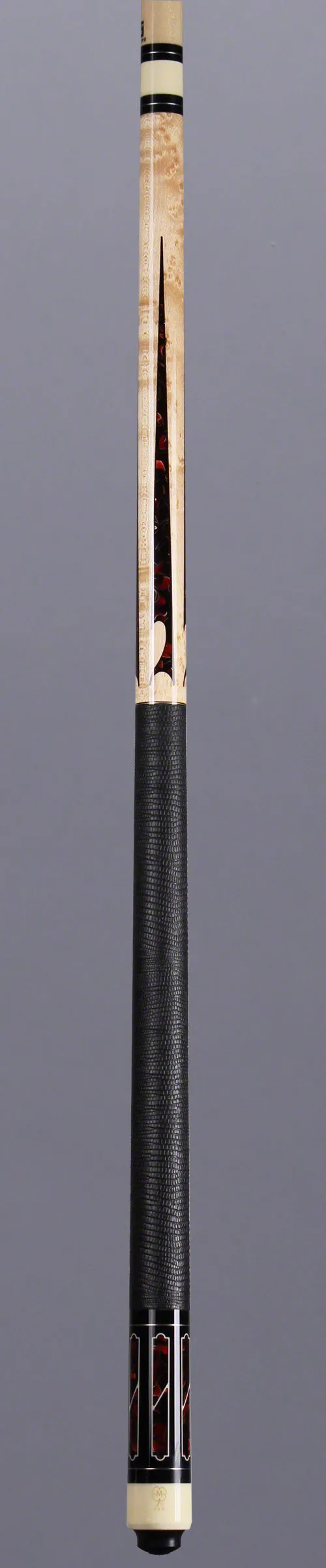 McDermott G Series Birdseye Maple with Red/Silver Metal-Pool Points Pool Cue - G510
