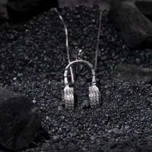 Melodic Masterpiece Silver Headphone Locket