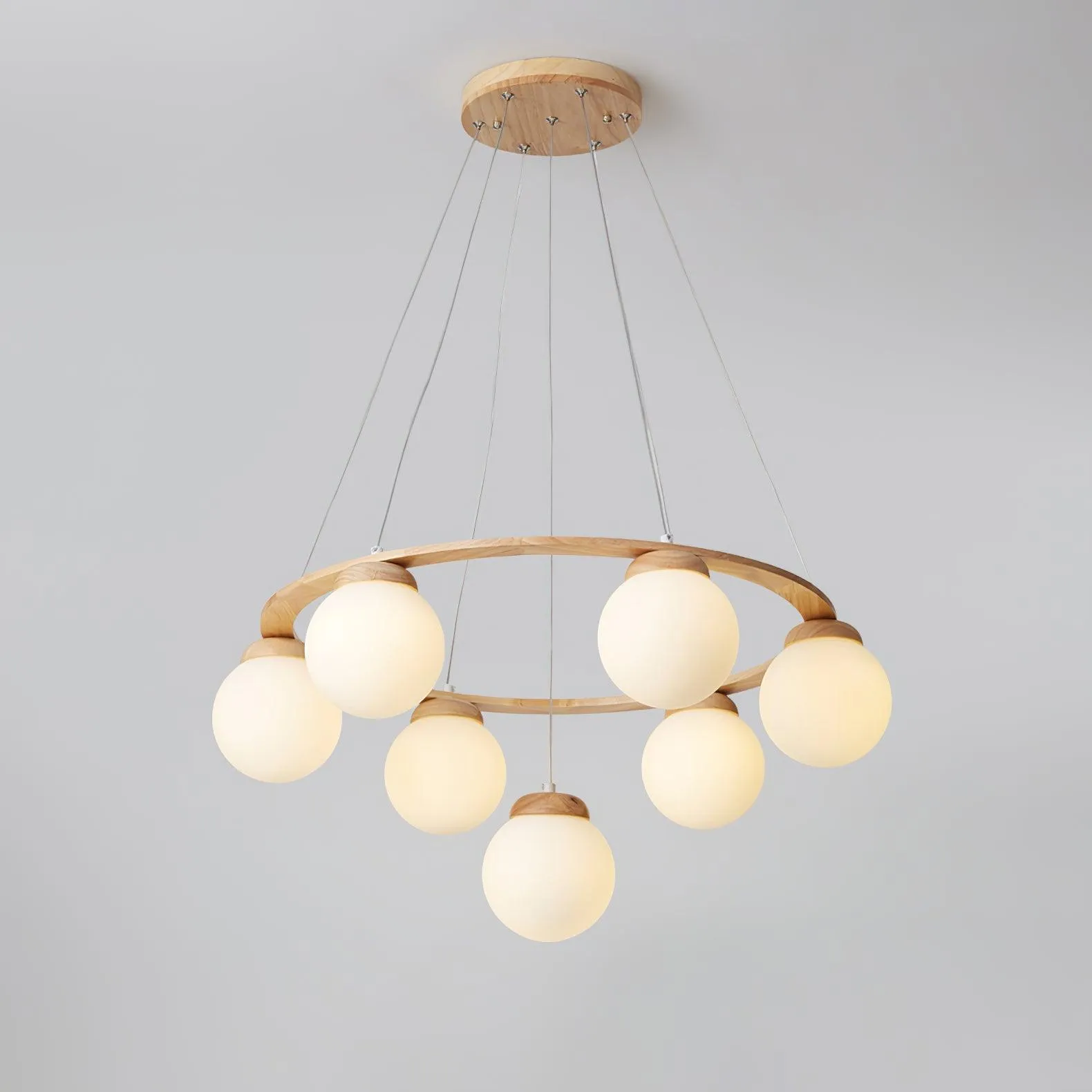 Miira Wood Chandelier