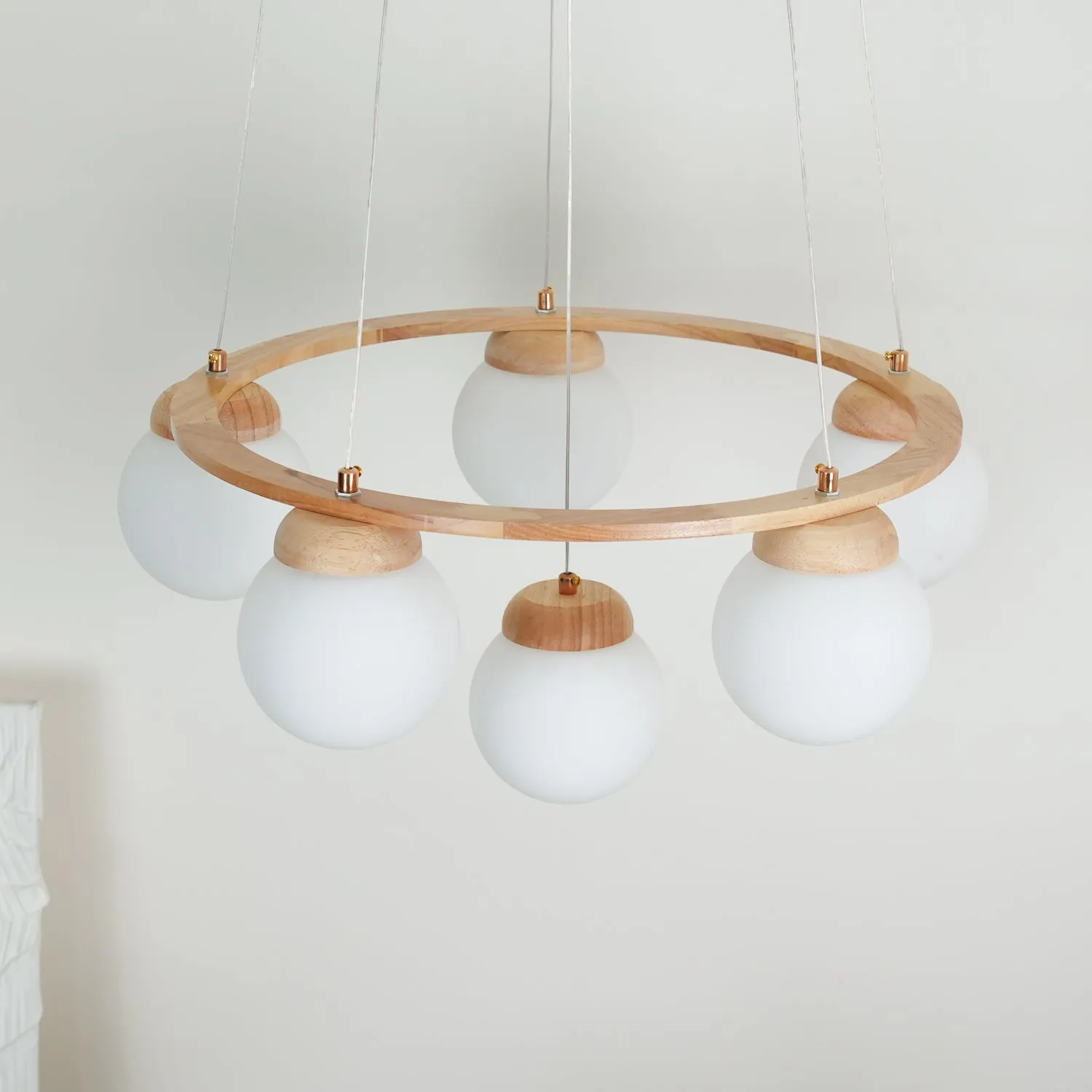 Miira Wood Chandelier