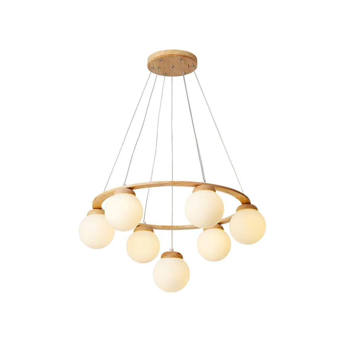 Miira Wood Chandelier