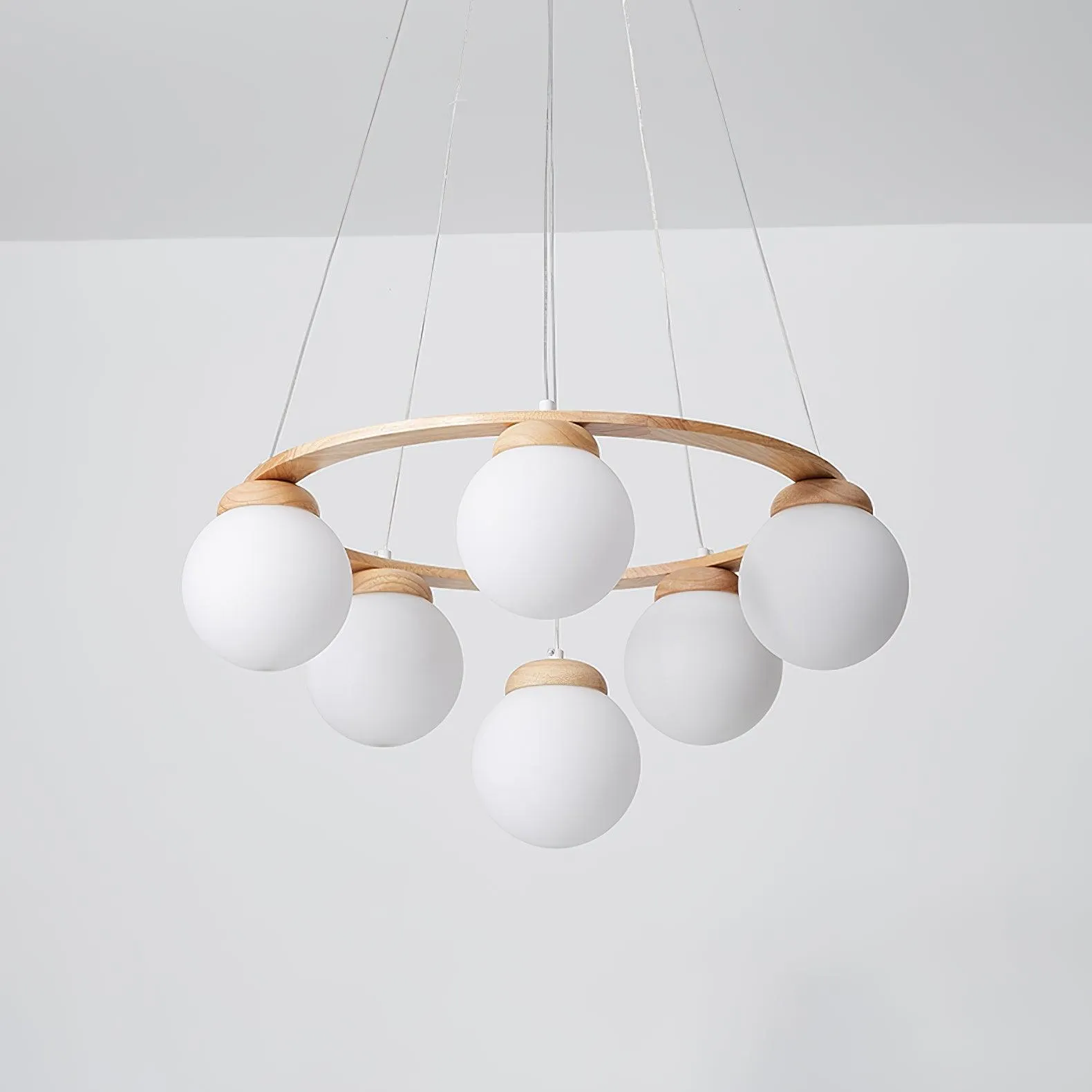 Miira Wood Chandelier