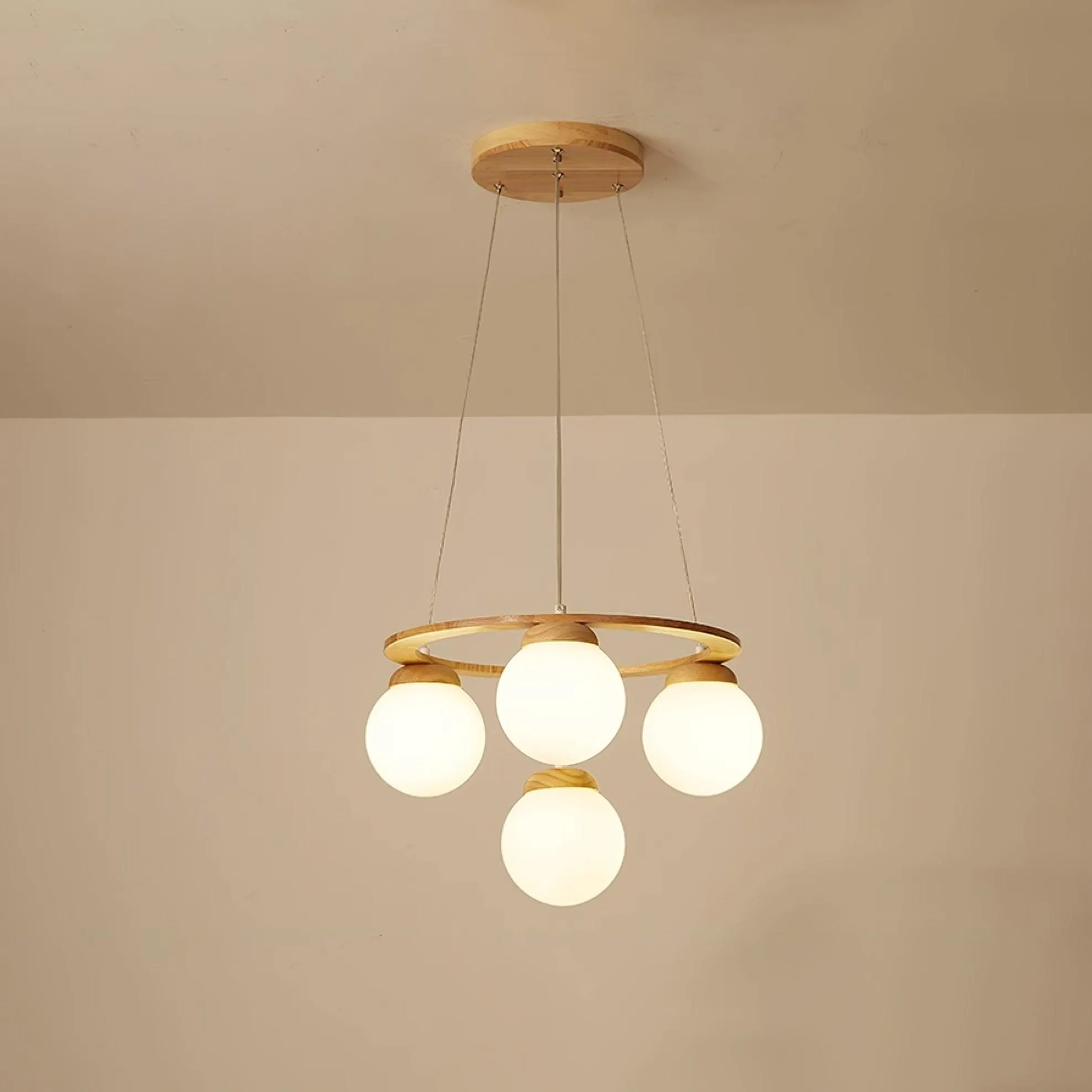 Miira Wood Chandelier