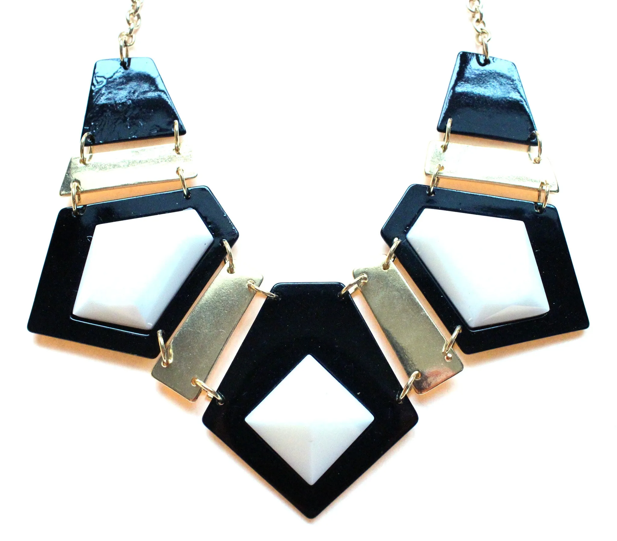 Modern Cleopatra Glamour Bib Statement Necklace
