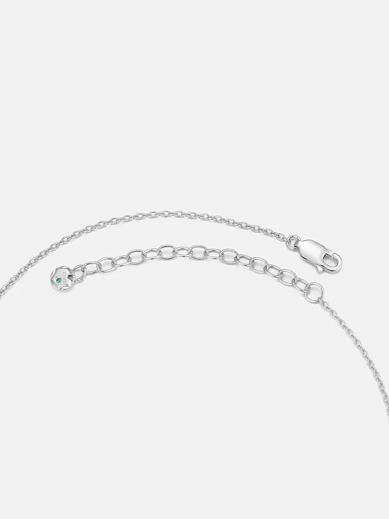 Moissanite Heart Chain Necklace
