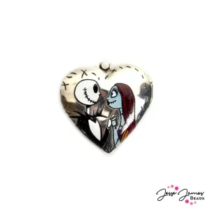Nightmare Before Christmas Jack & Sally Locket