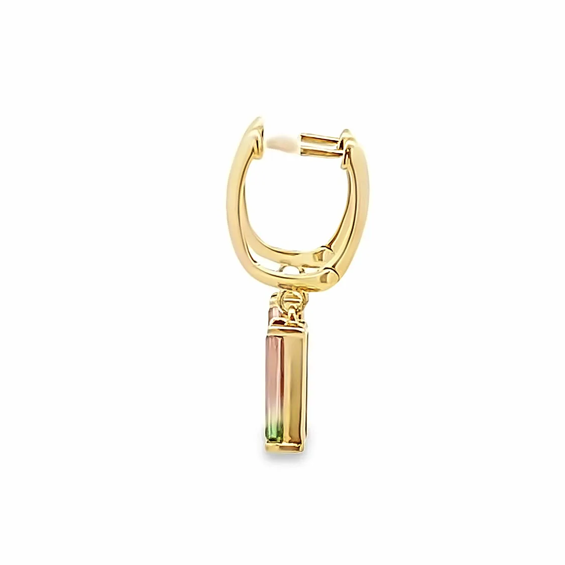 Parle Yellow Gold Watermelon Tourmaline Drop Earrings EPF315HMXCI