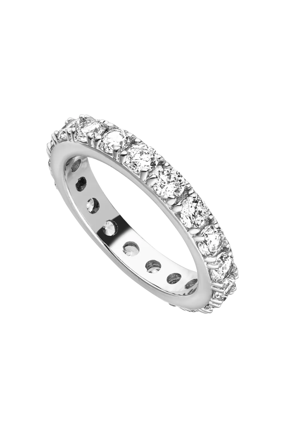 Pavé Ring Bold Silver