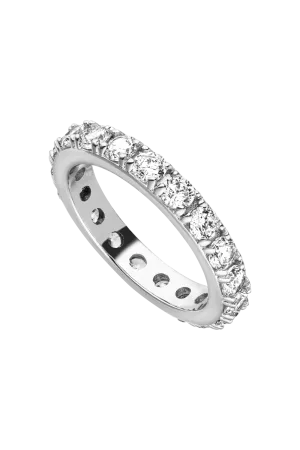 Pavé Ring Bold Silver