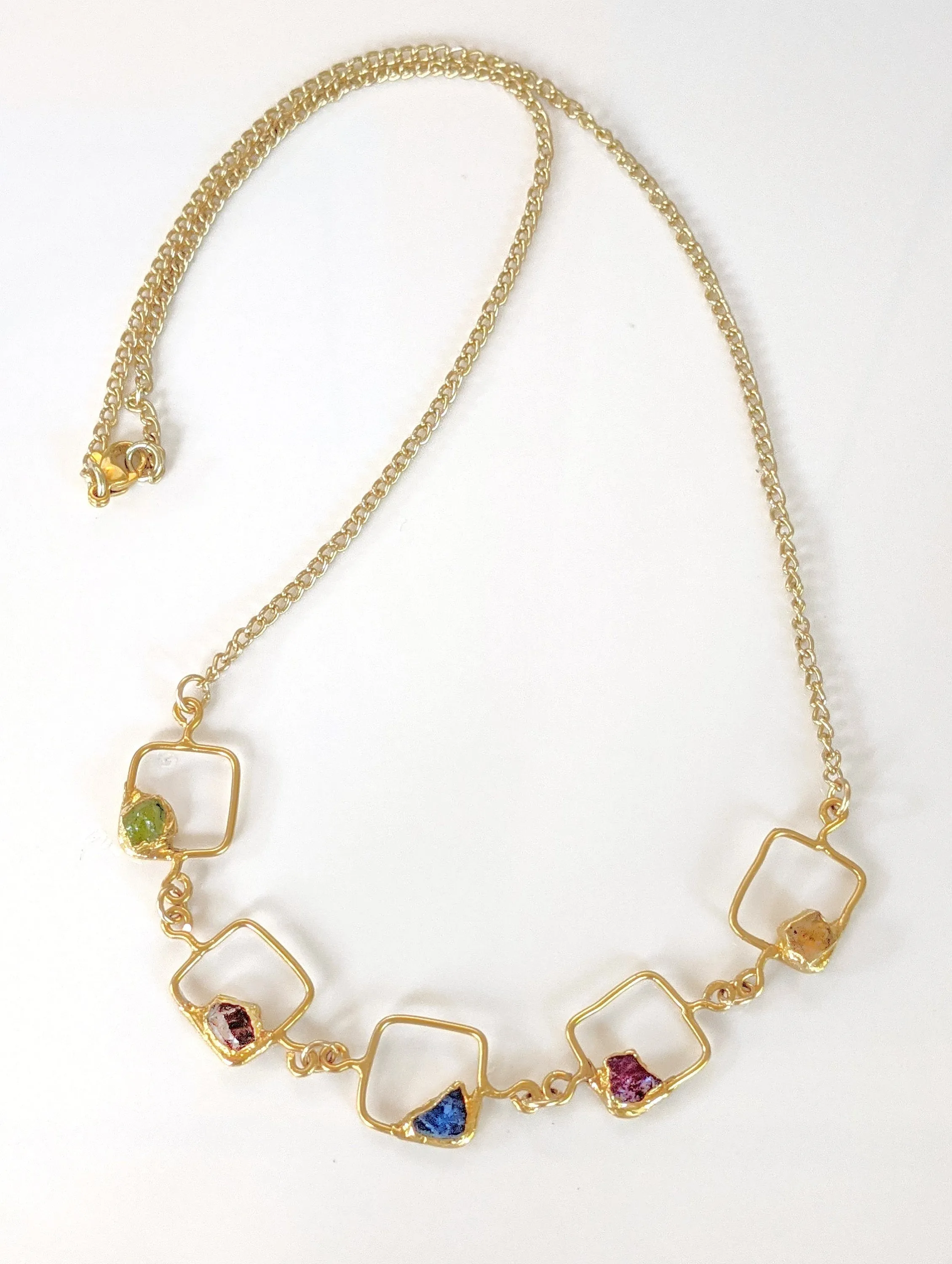 Personalized Family Birthstone Necklace