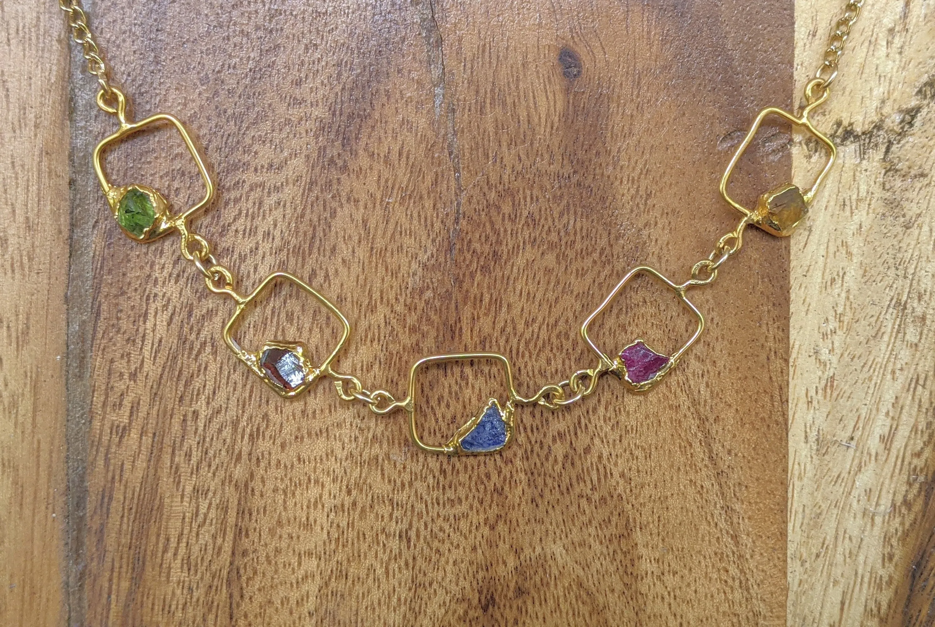 Personalized Family Birthstone Necklace