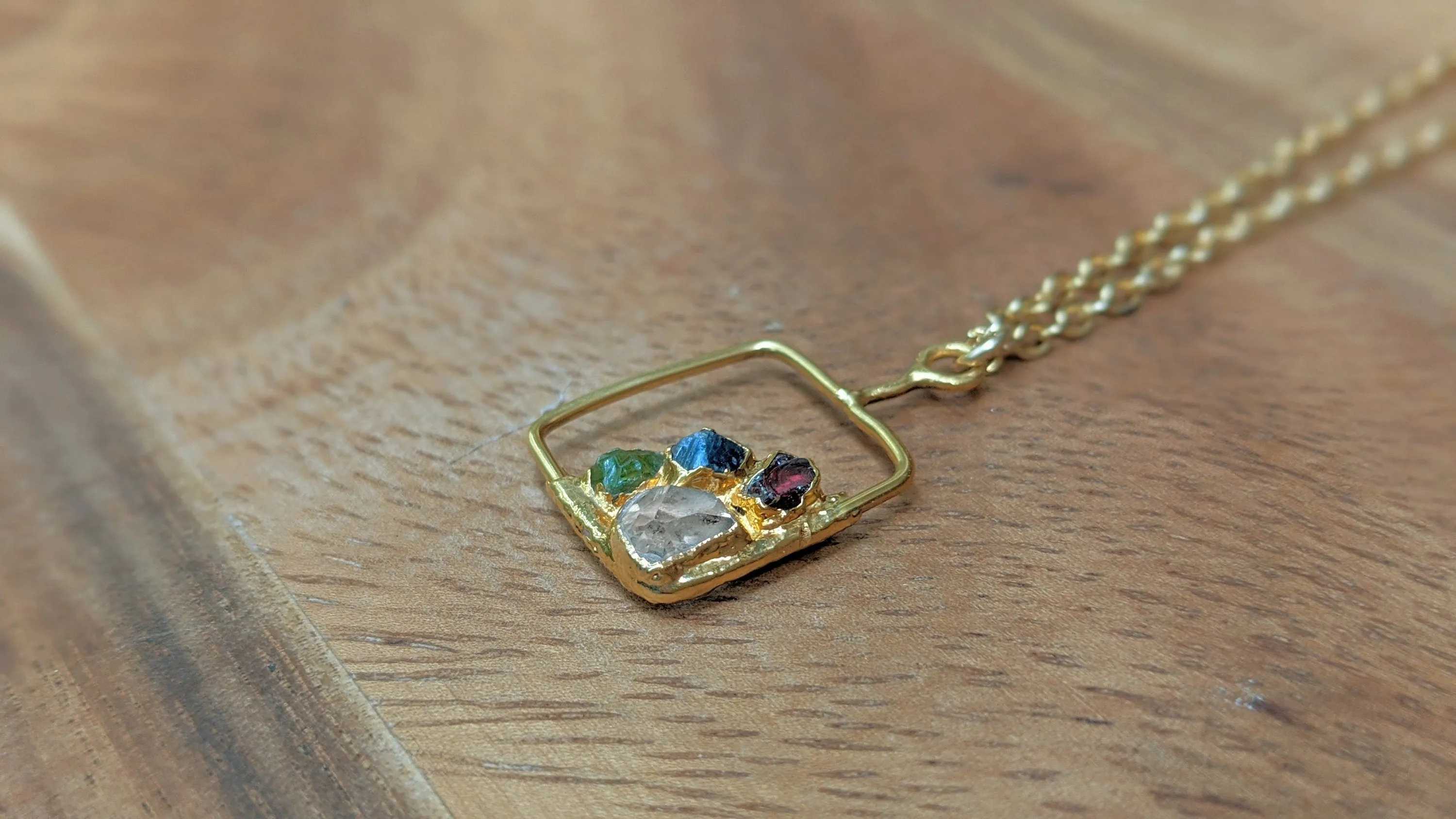 Personalized Family Birthstone Necklace