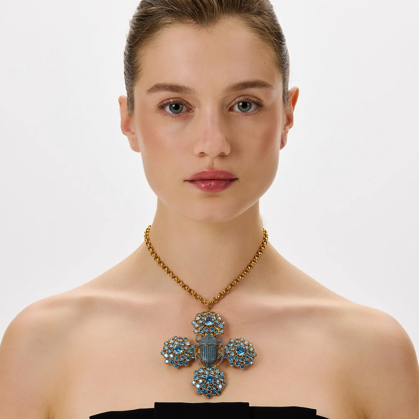 PHARAOH CROSS NECKLACE